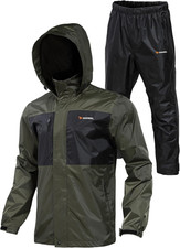 Waterproof Fishing Rain Suit for Men Rain gear Jacket  Trouser Suit 