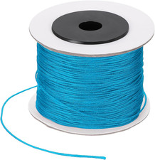 110 Yard Nylon String for Bracelets, 0.8 Mm Nylon Rope Cord Braided Ornament Lan