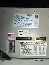 Cummins JetScan 4062 Bill Counter, Electric Wired, Adjustable Tray