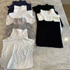 Vintage 7 Turtleneck Sweater Dickies 4 Are Cottony, 3 Are Sweatery LOT