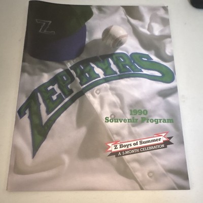 Denver Zephyrs 1990 Souvenir Program ''Z Boys of Summer'' Baseball
