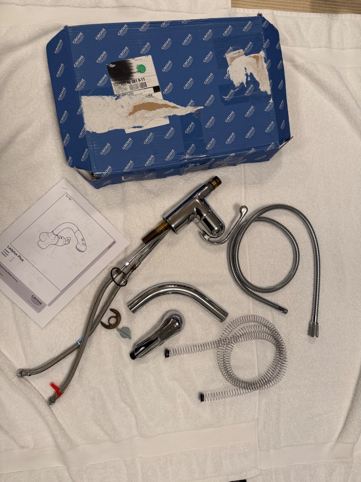 Grohe ladylux kitchen faucet Polished Chrome - FOR PARTS ONLY
