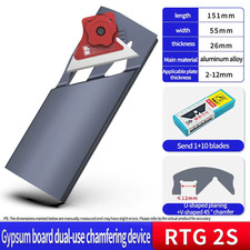 Plasterboard Quick Cutter with Blade Gypsum Board Hand Plane Drywall Edge Chamfe