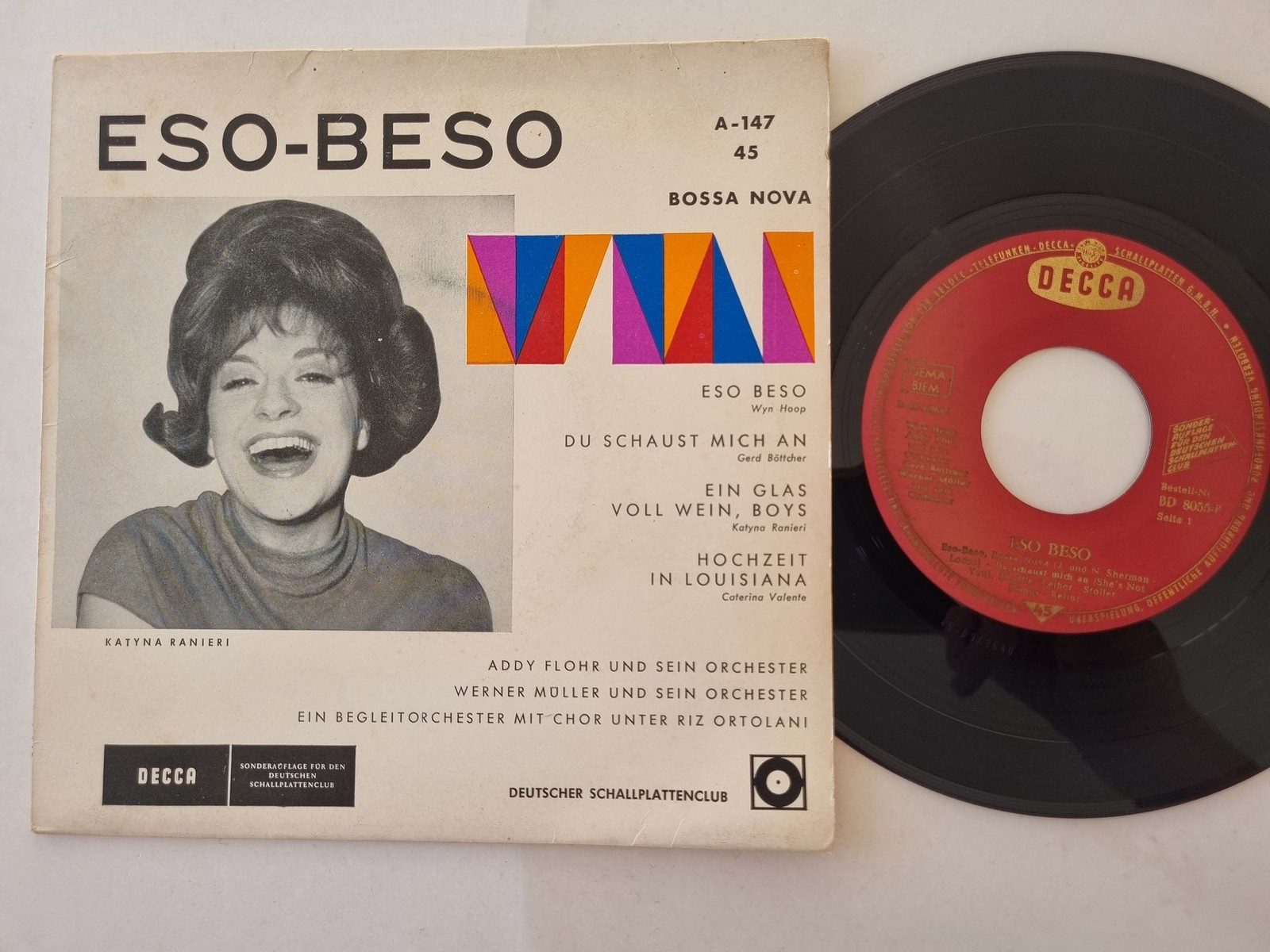 Wyn Hoop/ Gerd Böttcher/ Katyna Ranieri/Caterina Valente - Eso Beso 7'' Vinyl EP