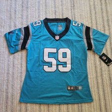 Nike NFL Carolina Panthers Luke Kuechly #59 On Field Jersey Youth/womens XL 