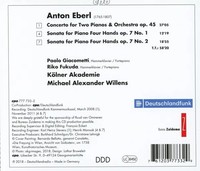 Konzert Op.45 FüR 2 Klaviere & Orchester | Anton Eberl | Audio-Cd | Cd | 2018