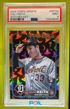 2024 Topps Update Colt Keith Holiday Witches Hat /5 #US192 RC Detroit PSA 9