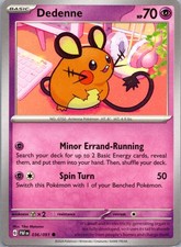 Dedenne 036/091 Common Paldean Fates Pokemon