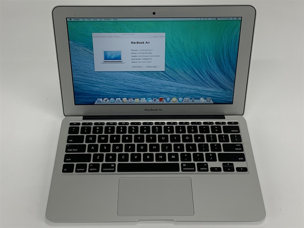 Apple MacBook Air A1465 Intel i5-4250U 1.3GHz 4GB RAM 128GB SSD OS
