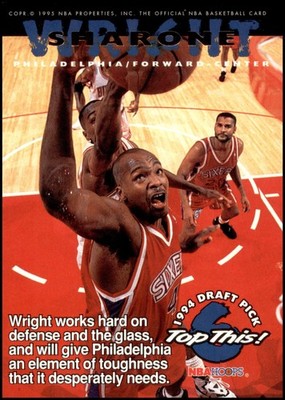 1994-95 Hoops #426 Sharone Wright / Calbert Cheaney TOP