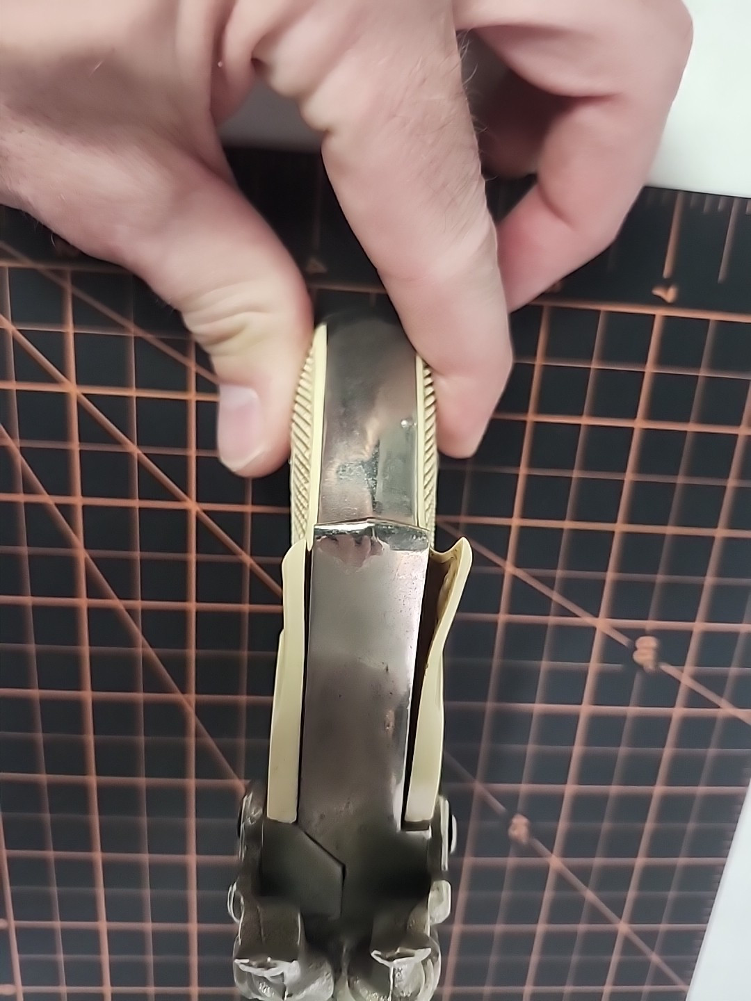 Vintage 1950s Hubley MFG Double Barrel Pirate Cap Gun Pistol