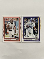 2025 Donruss Ja’Marr Chase & Justin Jefferson Cards. LSU, Bengals, & Vikings