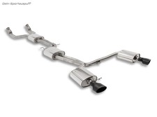 Milltek Sportauspuffanlage ab Kat Audi S5 Coupe B8 Bj09-11 je 150x95mm schwarz