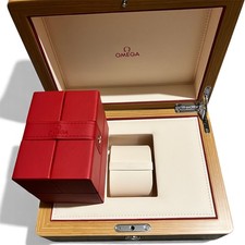 Genuine OMEGA Wooden Watch Box Latest Matt Ve...