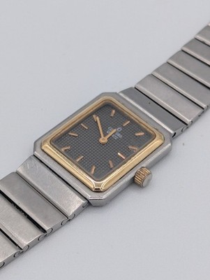 CONCORD マリナーSG 腕時計　ジャンク品 CONCORD MARINER SG RECTANGULAR 28MM STEEL WATCH W/GRAY DIAL 6.75