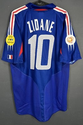  サッカー フランス代表 ユニフォーム　2004/2006 MEN'S FRANCE NATIONAL 2004/2006 ZIDANE #10 FOOTBALL SOCCER SHIRT