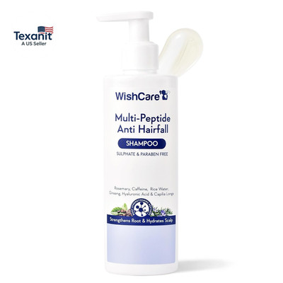Multi Peptide anti Hairfall Shampoo - Rice Water, Rosemary, Capilia Longa, Hyalu
