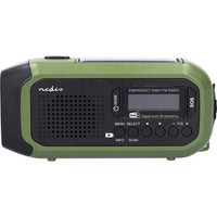 Nedis RDDBCR2000GN Notfallradio Dab+, Ukw, FM Notfallradio, Dab+, UKW GrüN,