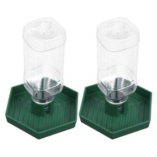 2 Pcs Reptile Water Drinking Fountain Automatic Dispenser for Reptiles