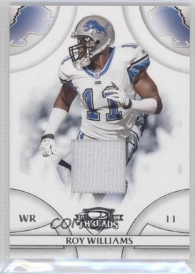 2008 Donruss Threads Jerseys 72/250 Roy Williams #43 0k0