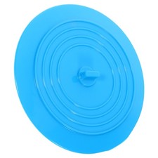 Bathtub Drain Plug Silicone Tub Stopper Large Round Hair Stopper Blue