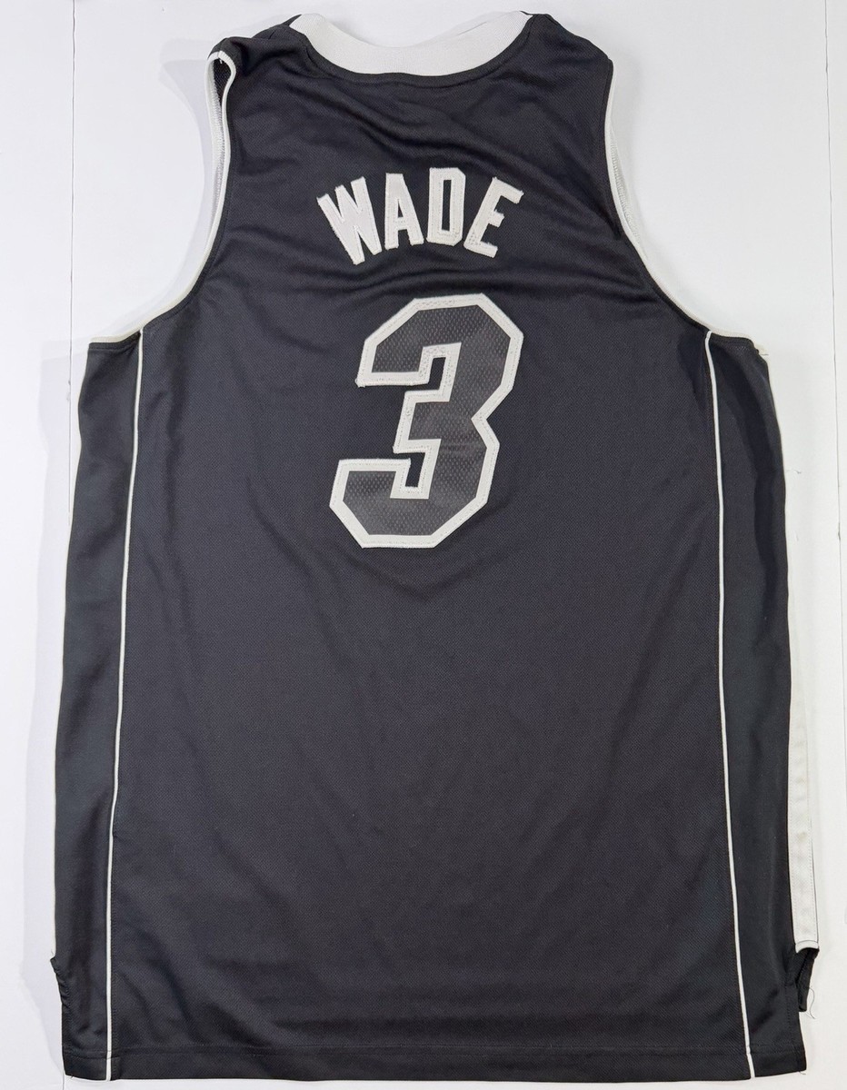 Miami Heat Dwyane Wade #3 Adidas NBA Player ID Jersey Black Men's