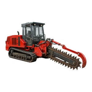 Construction Digger Trencher Truck Self Adhesive Vinyl Sticker