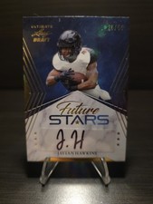 2021 Leaf Ultimate Draft Javian Hawkins Future Stars GOLD Auto RC SP /50