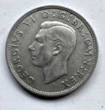 Great Britton  1/2 Crown 1942-GEORGE  V1-silver VG