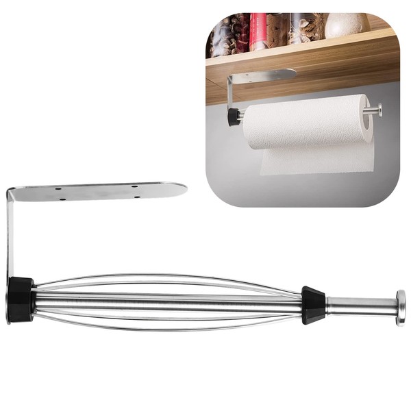 KüChe Rollenhalter Edelstahl Wandmontage Selbstklebend Platzsparend Bad-image
