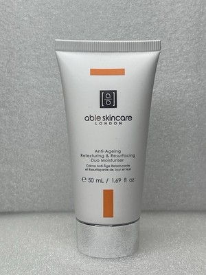 Able Skincare Antiageing Duo Moisturiser Hyaluronic Acid Age Recovery Night 50ml