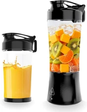 Portable Smoothie Blender,Cordless Blender Bottle Electric,24oz. Vessel,USB-C Re