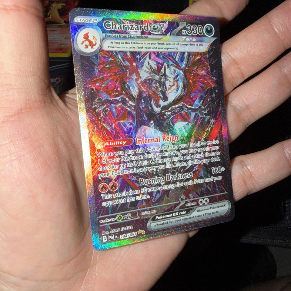 Pokémon TCG Charizard ex Scarlet & Violet: Paldean Fates 234/091 Holo English - Image 3 of 4