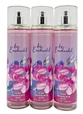 Bath & Body Works Lot of 3 Bottles Be Enchanted Fragrance Mist Spray 8 oz