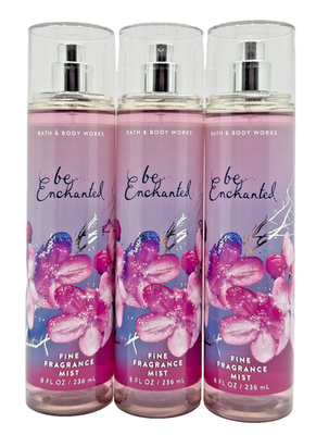 #ad NEW Bath amp; Body Works Lot of 3 Bottles Be Enchanted Fragrance Mist Spray 8 oz $30.99