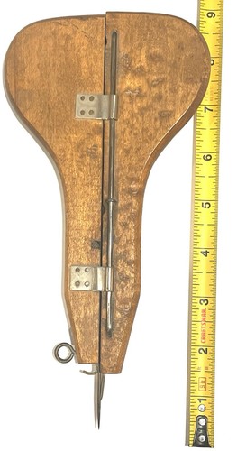 Antique Wooden Needle Sewing Rug Making Tool 8 1/2” | eBay