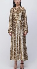 Simkhai Odina Maxi Dress Gold Size 2 BNWT