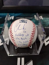 CHAS MCCORMICK AUTOGRAPHED SIGNED MLB BASEBALL W/TRI-STAR COA INSANE INSCRIPTION