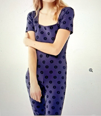 Urban Outfitter Reno Floral Ponte jumpsuit sz S-P NWOT #avantguard #preppy