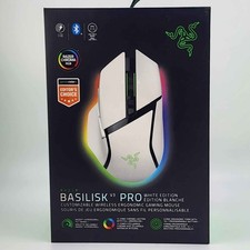 Razer Basilisk V3 Pro Gaming Mouse - White RZ01-04620200-R3U1 