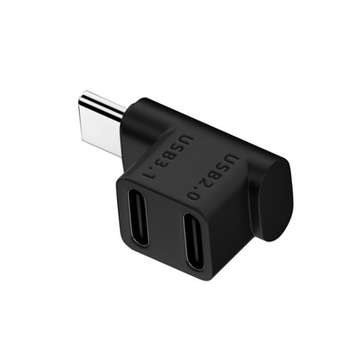 #ad 1PC 100W 2 Type C Female to 1 Type C Male Adapter For Steam Deck Game Console $10.22