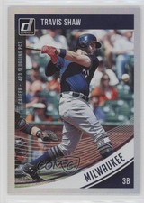 2018 Panini Donruss Stat Line Career /473 Travis Shaw #137 6ks