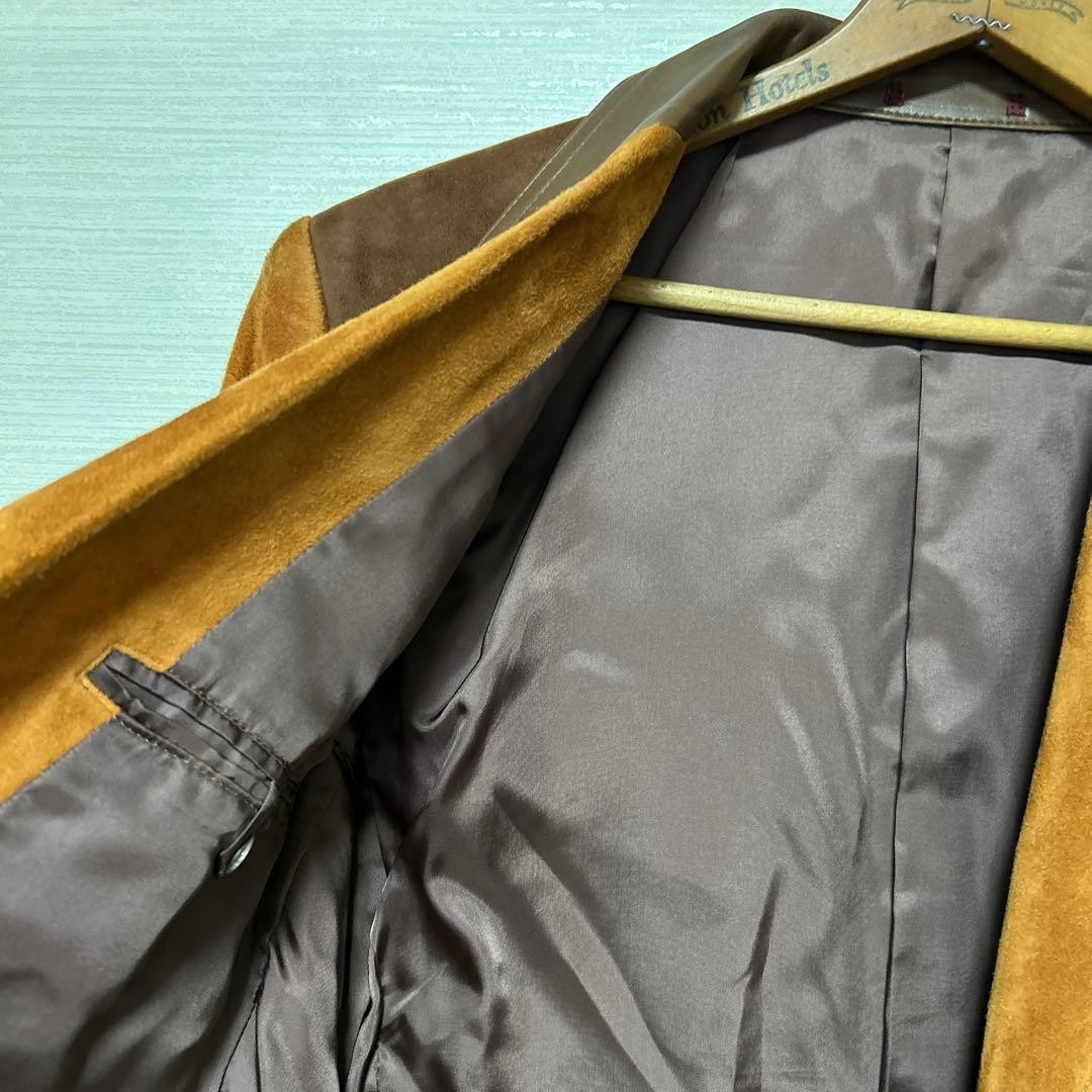 Vintage Patchwork Suede Tailored Jacket - image 9