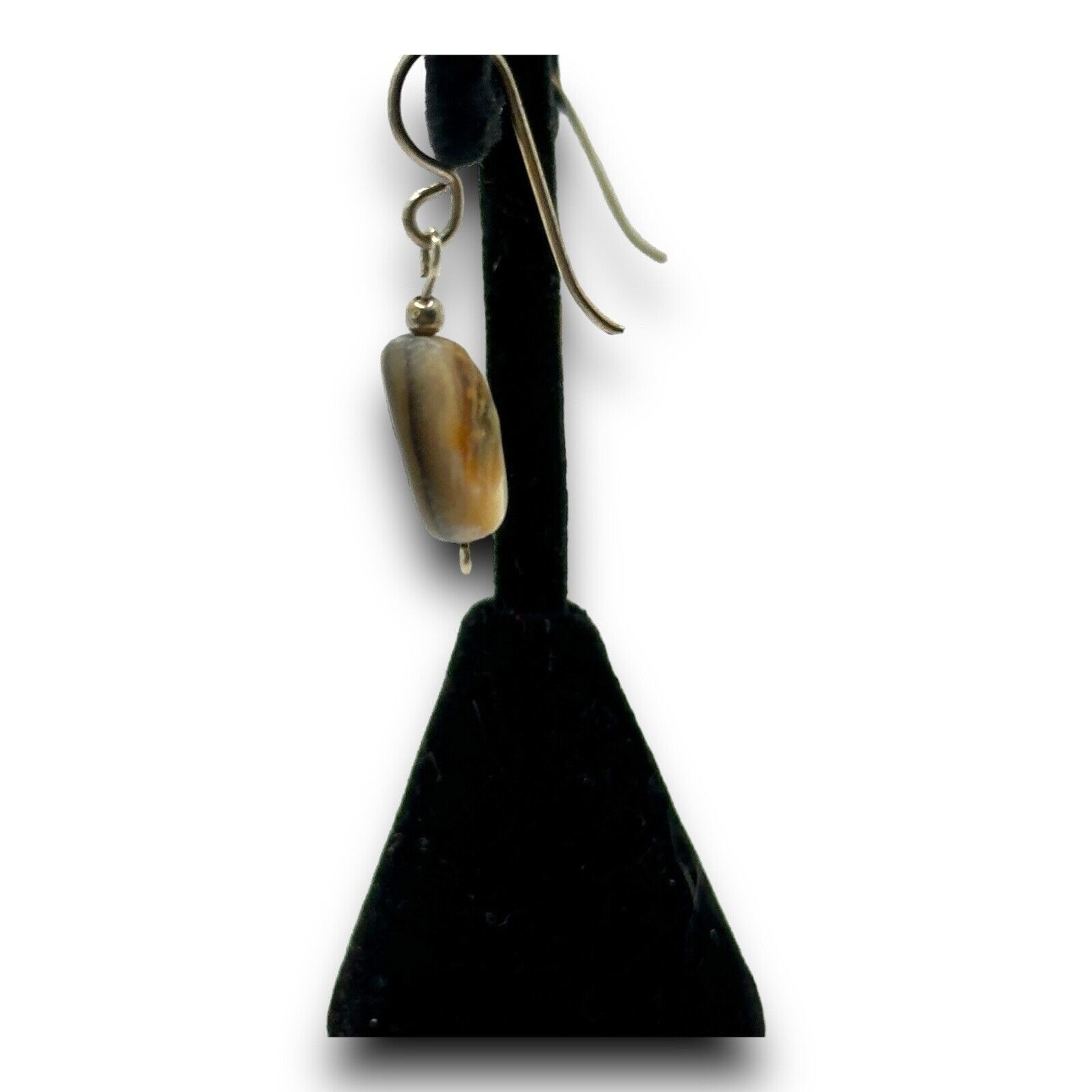 Handmade Abalone Shell Drop Earrings - Iridescent… - image 11