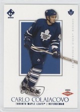 2002-03 Pacific Private Stock Reserve Blue 6/250 Carlo Colaiacovo #183 0m0