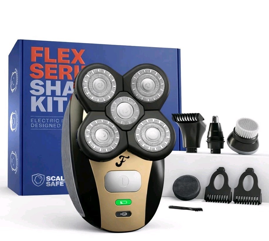 The FlexSeries Electric Head Hair Shaver Freebird Wet Dry Sk