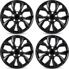 Abs Hubcaps For 2023-2025 Cr-v 17in Wheel Covers Gloss Black Set Of 4 Abs Hubcaps For 2023-2025 Cr-v 17in Wheel Covers Gloss Black Set Of 4