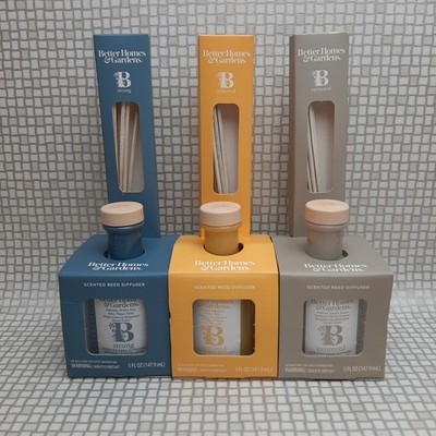 Better Homes & Gardens Duft Schilf Diffusor Set x3 B stark restauriert zentriert