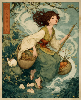 8x10 Fine Art Print - Decorative Illustration Artwork - 508509885