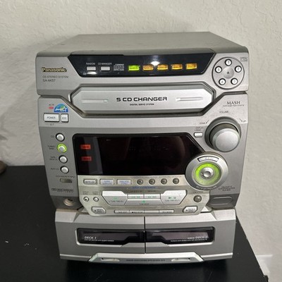 PANASONIC SA-AK47 Stereo System 5-CD Disc Changer / Dual Cassette